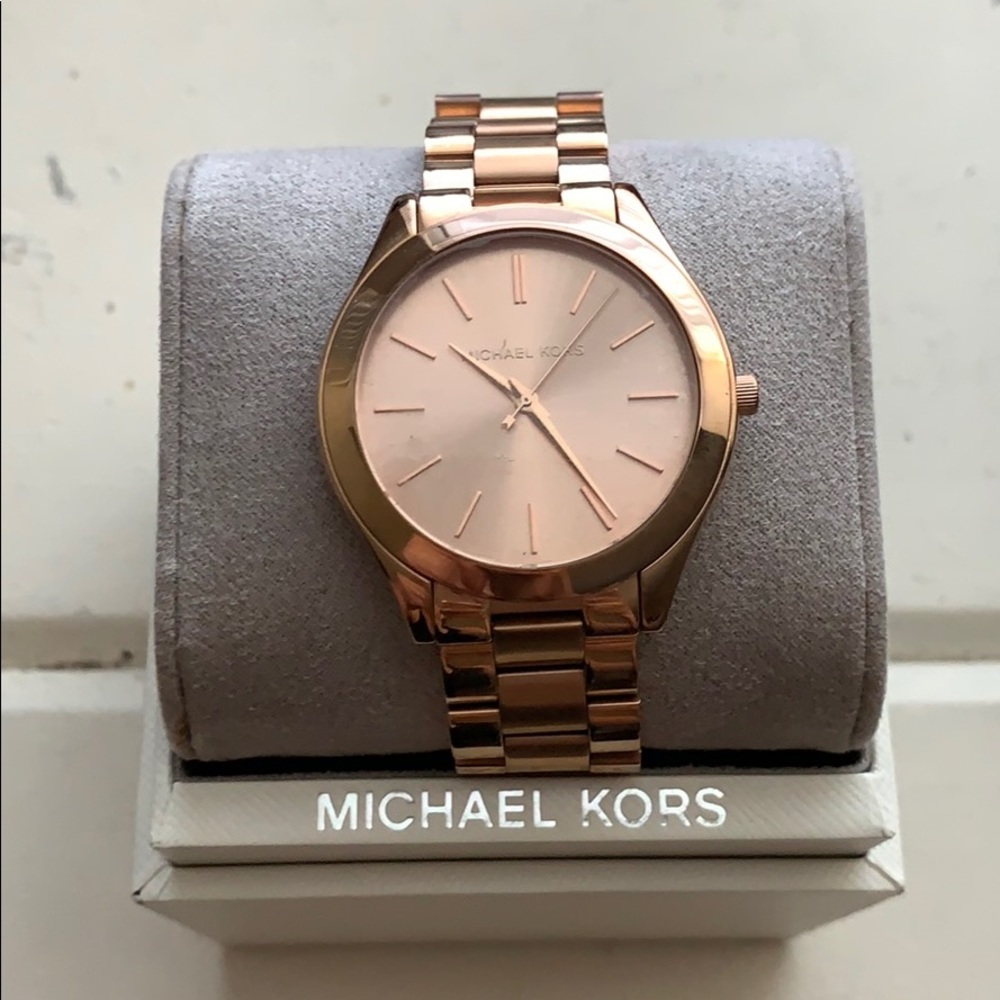 Women’s slim Runway Michael Kors watch